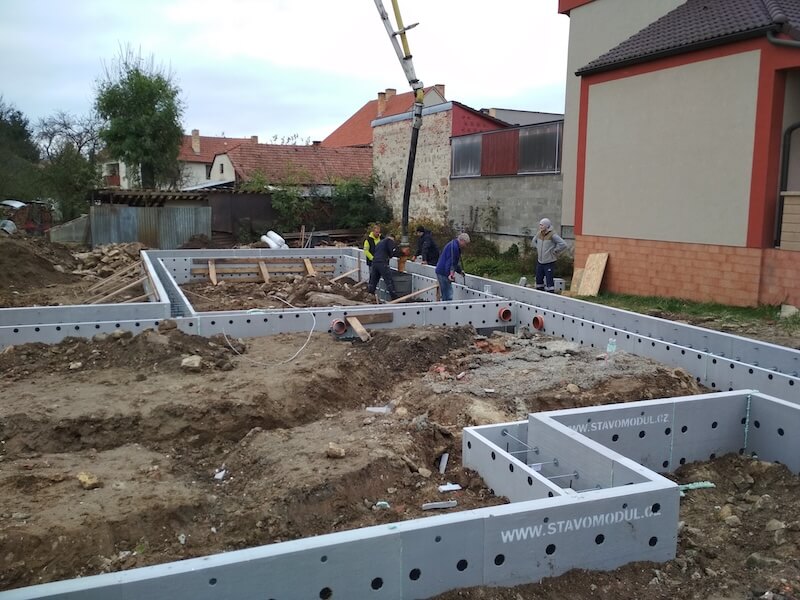 Izolační tvarovky jsou ideální pro svépomocnou stavbu základů